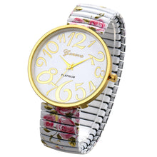 Charger l'image dans la galerie, JewelryWe Montre à Bracelet Extensible Femme - Montre Simple Élégante Ultra-Claire &amp; Facile à Lire (Blanc)
