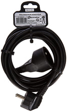 Charger l'image dans la galerie, Electraline 20848042D Rallonge Prolongateur électrique 3 m 16A - section 3G1,5 mm² noir
