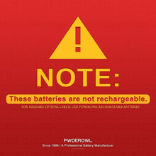 Charger l'image dans la galerie, POWEROWL Piles alcalines AA Haute capacité, Pack de 24, 1,5 V, Batteries AA durables, durée de Conservation de 10 Ans (Non Rechargeables)
