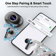 Charger l'image dans la galerie, Ecouteurs Bluetooth sans Fil, Écouteurs Bluetooth 5.4 avec Hi-FI Son Stéréo, 36H Écouteurs sans Fil avec 4 ENC Mic, Casque Bluetooth avec Écran LED, IPX7 Étanche Oreillette Bluetooth pour iOS/Android

