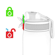Charger l'image dans la galerie, Ion8 Gourde Enfant Acier Inoxydable 400ml, Anti-Fuite, Facile à Ouvrir, Verrouillage Sécurisé, Lavable au Lave-Vaisselle, Poignée de Transport, Facile à Nettoyer, Durable, Aqua Métallisé
