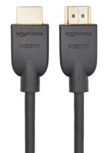 Charger l'image dans la galerie, Amazon Basics Lot de 3 câbles HDMI 4K de 1.8 m - Haute performance 18 Gbps avec Ethernet, 4K@60Hz, 2160p, Noir
