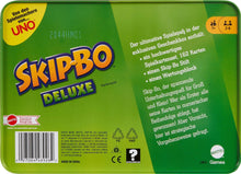 Charger l'image dans la galerie, Mattel Games, Skip-Bo Deluxe avec Boîte Métallique Spéciale - Jeu de Cartes pour Toute la Famille, Par les Créateurs de UNO, À Partir de 7 Ans, L3671
