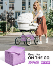 Charger l'image dans la galerie, Matelas à Langer Bébé - Alèse Jetable Pack de 50 pour Table à Langer et Lit Bébé 45 x 60 cm Ultra Doux, Super absorbants et imperméables
