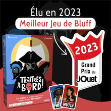 Charger l'image dans la galerie, SAVANA Traitres à Bord - Jeu de société - Grand Prix du Jouet 2023 - Jeu à identité secrète - Jeu de Voyage et de Poche - Jeu de Cartes dès 10 Ans
