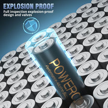 Charger l'image dans la galerie, POWEROWL Piles alcalines AA Haute capacité, Pack de 24, 1,5 V, Batteries AA durables, durée de Conservation de 10 Ans (Non Rechargeables)
