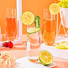 Charger l'image dans la galerie, Design Master Verres à Flûte de Champagne sans Pied Verres de Boisson sans Plomb Verres à Vin Tout Usage
