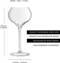 Charger l'image dans la galerie, Verre Champagne Servan de Libbey 29 cl / 290 ml 6 Unités Verre de Luxe Lave-Vaisselle
