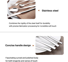 Charger l'image dans la galerie, Ensemble De Couverts Acier Inoxydable Boîte-Cadeau 6 Personnes Maison Cuisine Restaurant
